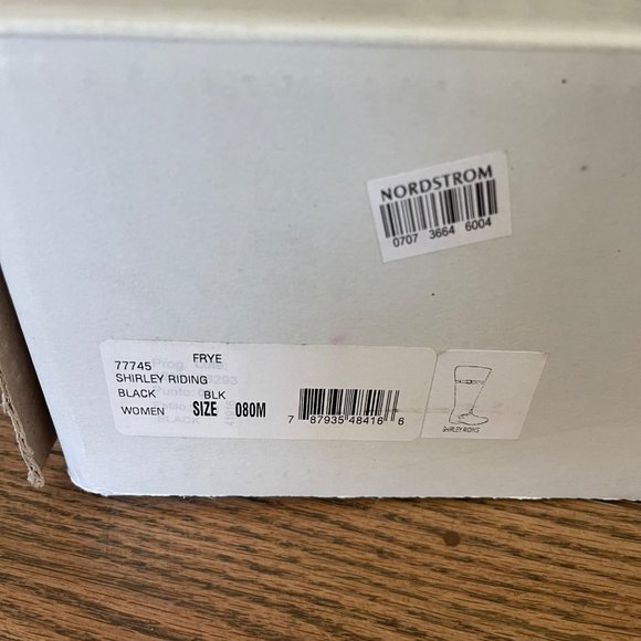 Frye Riding Boots Women’s Size 8 Shirley Black Made in Mexico - Picture 11 of 11